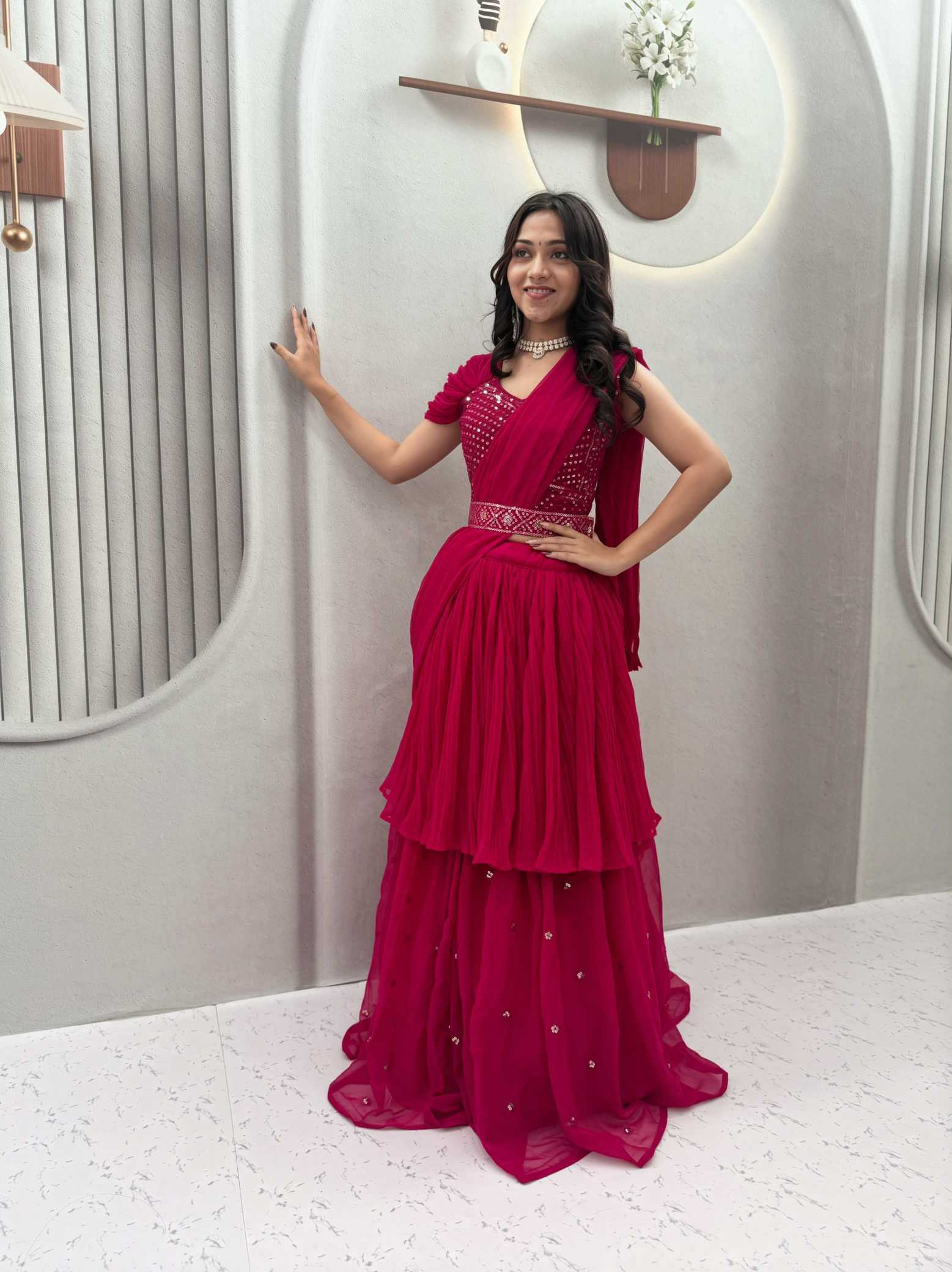 YNF Wholesale Faux Georgette Georgette Lehenga KESH498 193 | Surat Manufacturer
