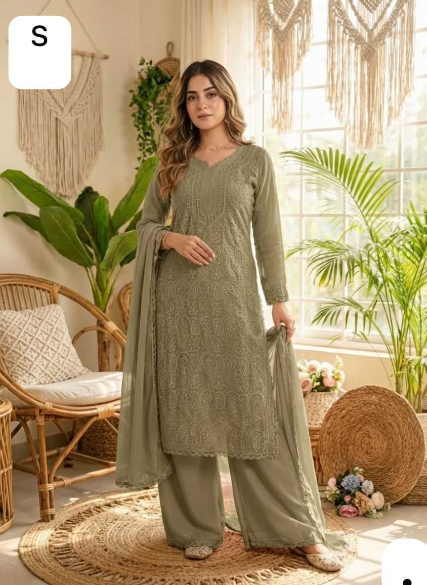 YNF Wholesale Satin Printed Suits  | Surat Manufacturer