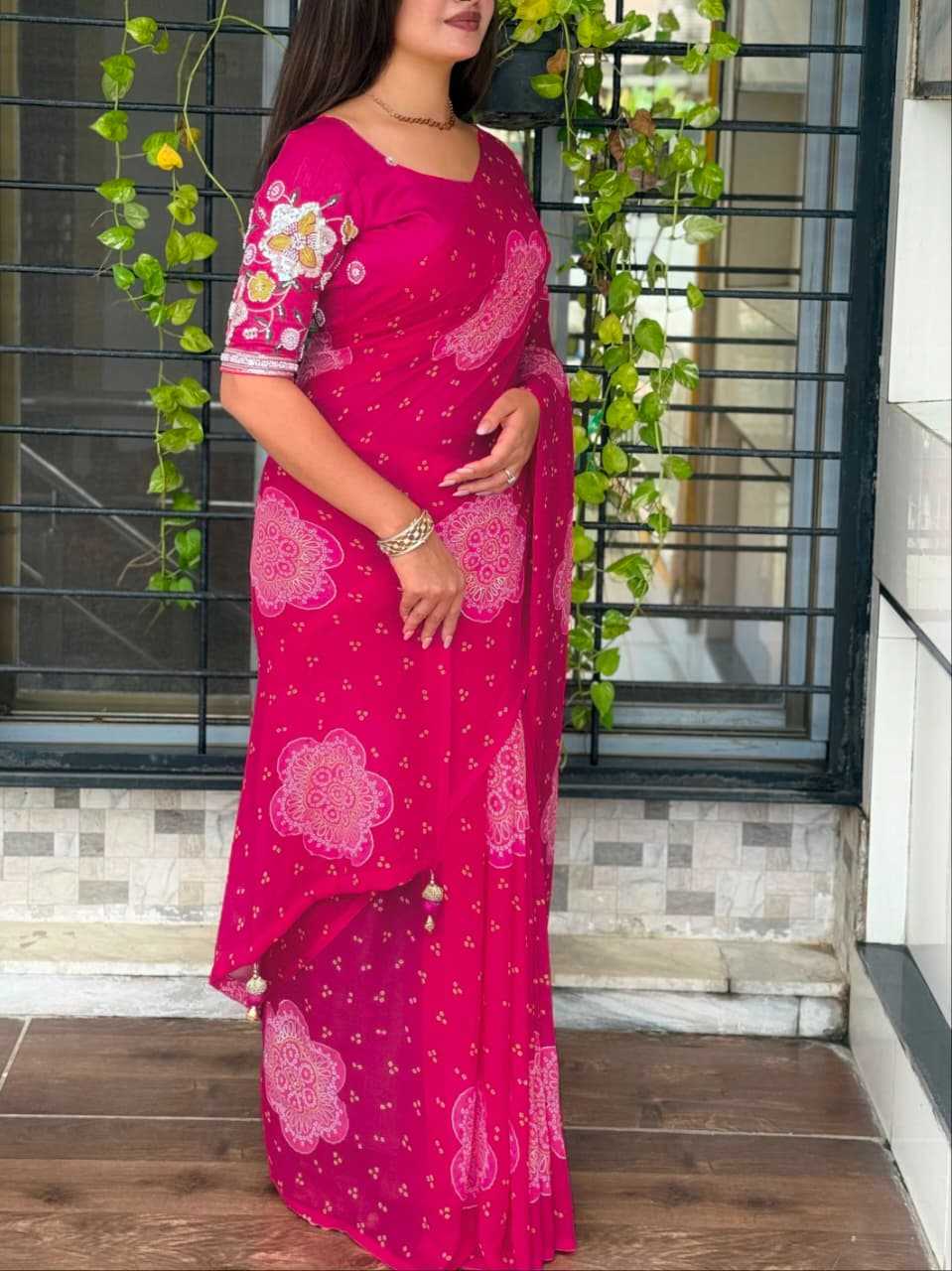 YNF Wholesale Georgette Georgette Sarees KESH501 Baisha | Surat Manufacturer