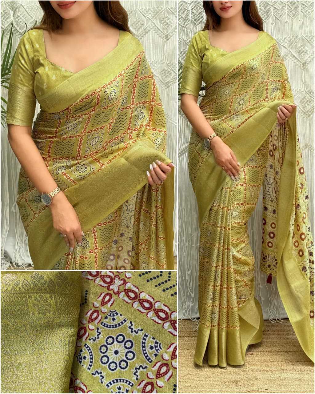 YNF Wholesale Cotton Party Wear Sarees KESH501 Kitkat | Surat Manufacturer