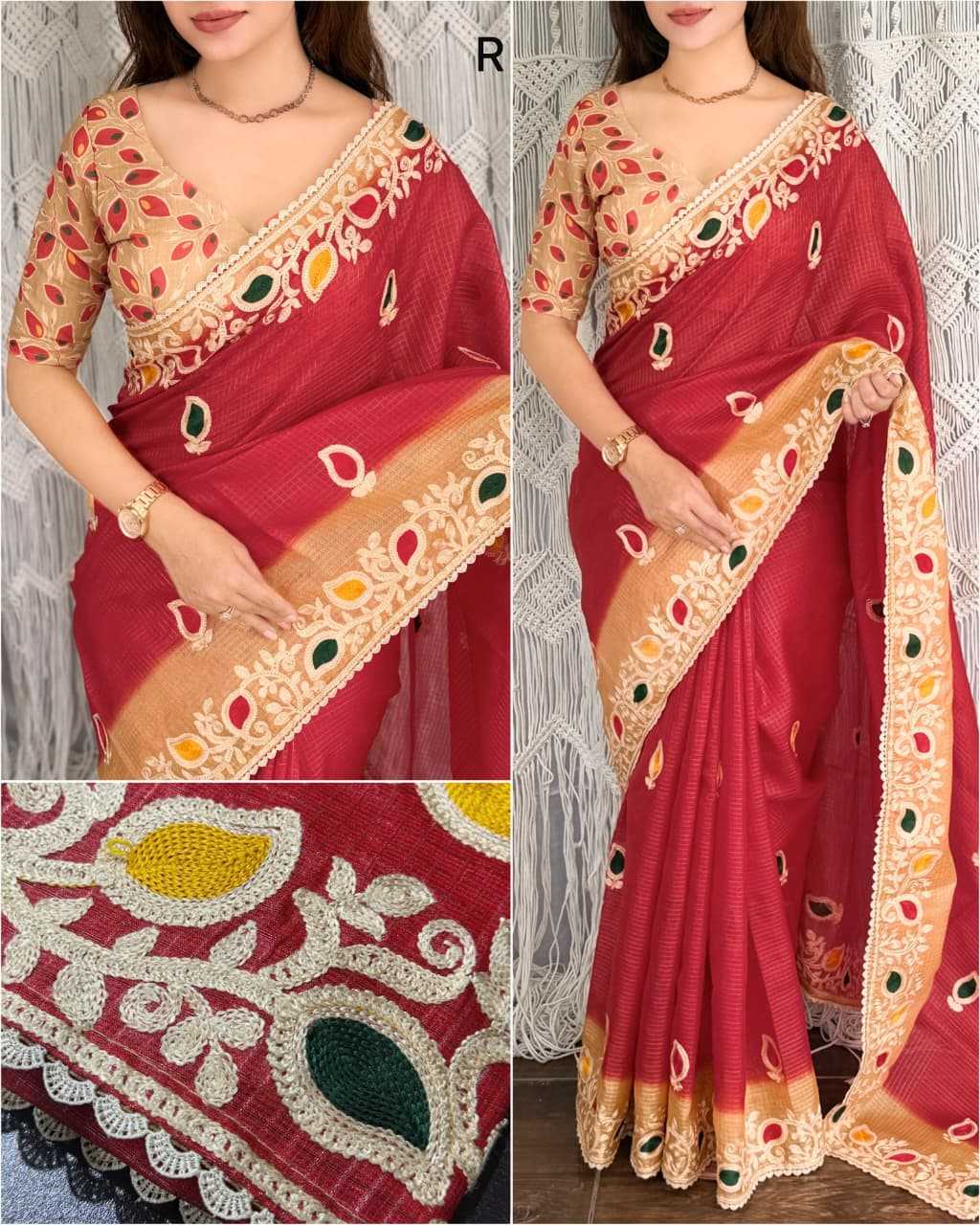 YNF Wholesale Kota Chex Printed Sarees KESH501 Koyal | Surat Manufacturer