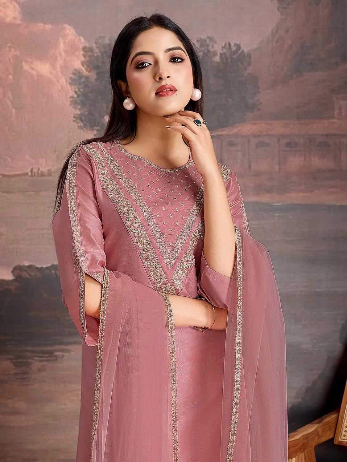YNF Wholesale Heavy Roman Silk Designer Kurtis  | Surat Manufacturer