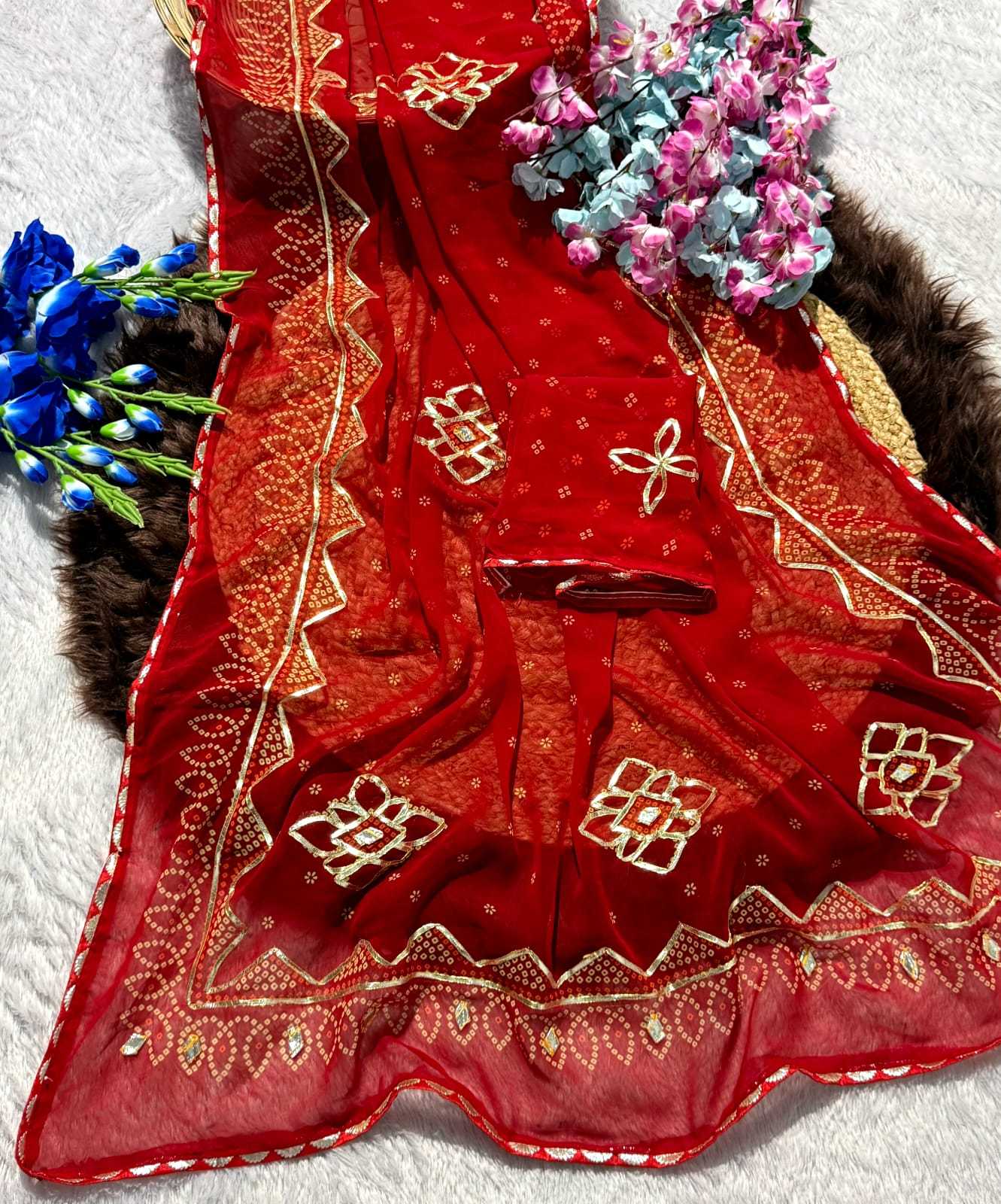 YNF Wholesale Georgette Printed Sarees  | Surat Manufacturer