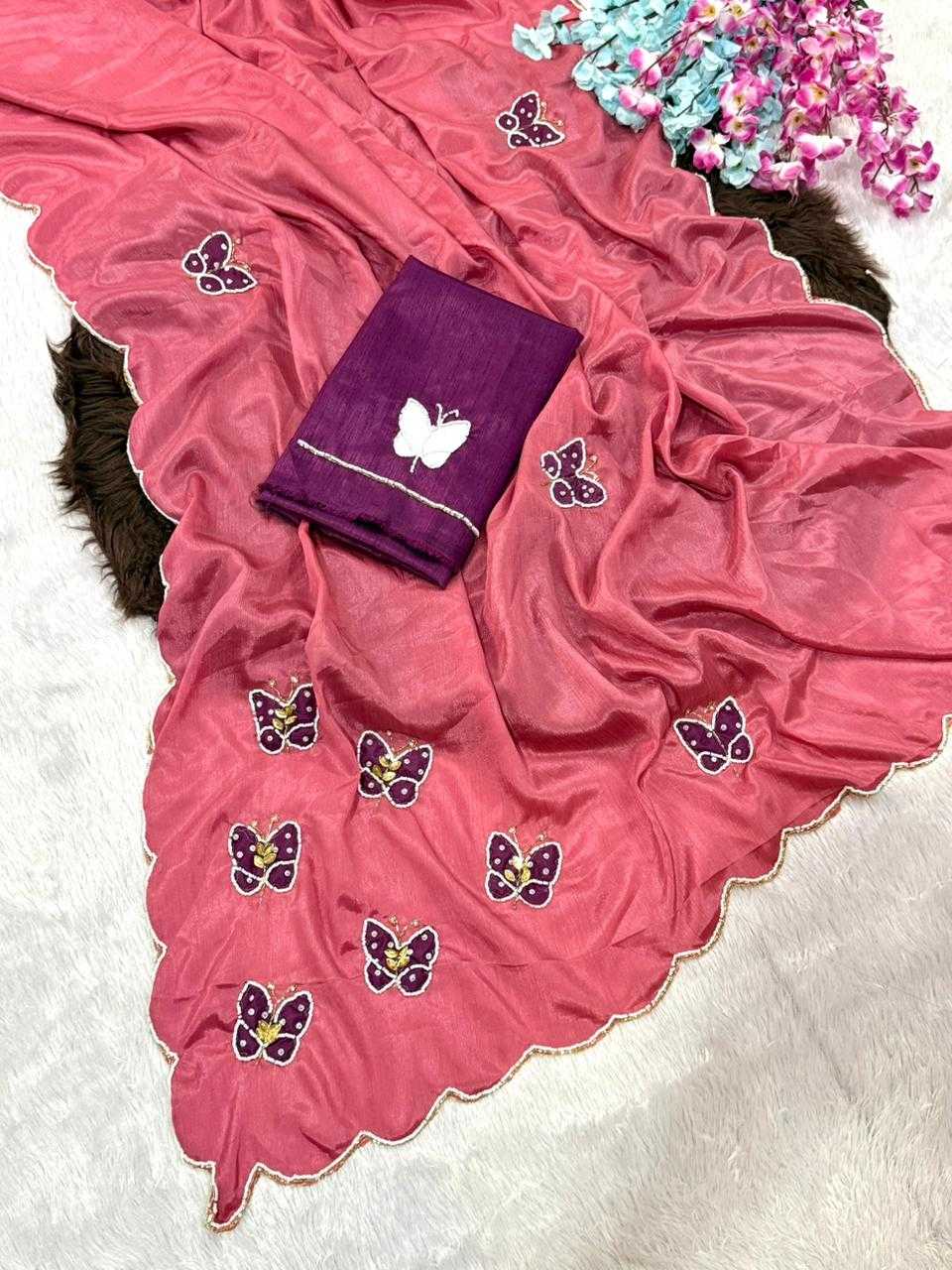 YNF Wholesale Chinon Designer Sarees  | Surat Manufacturer