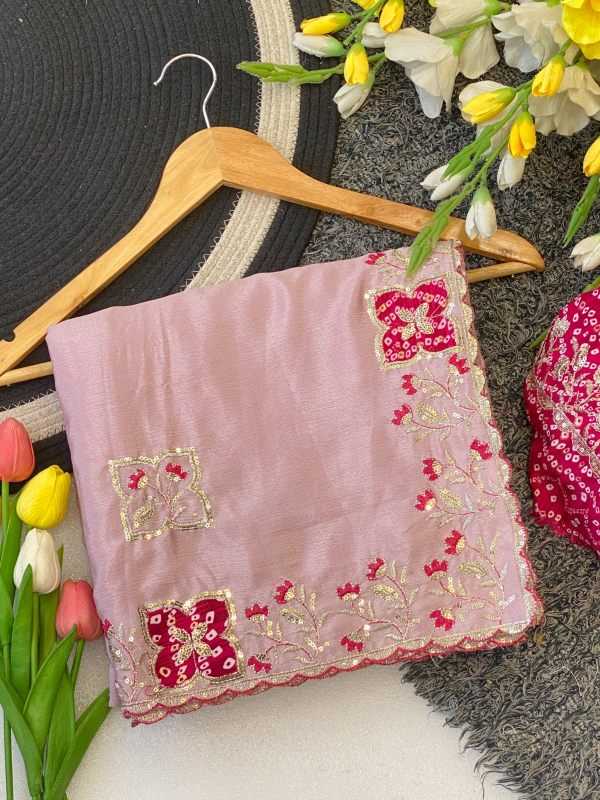 YNF Wholesale Chiffon Sequence Sarees  | Surat Manufacturer