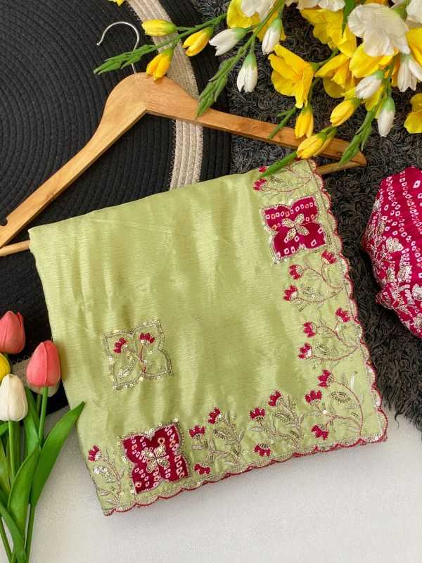 YNF Wholesale Chiffon Sequence Sarees  | Surat Manufacturer