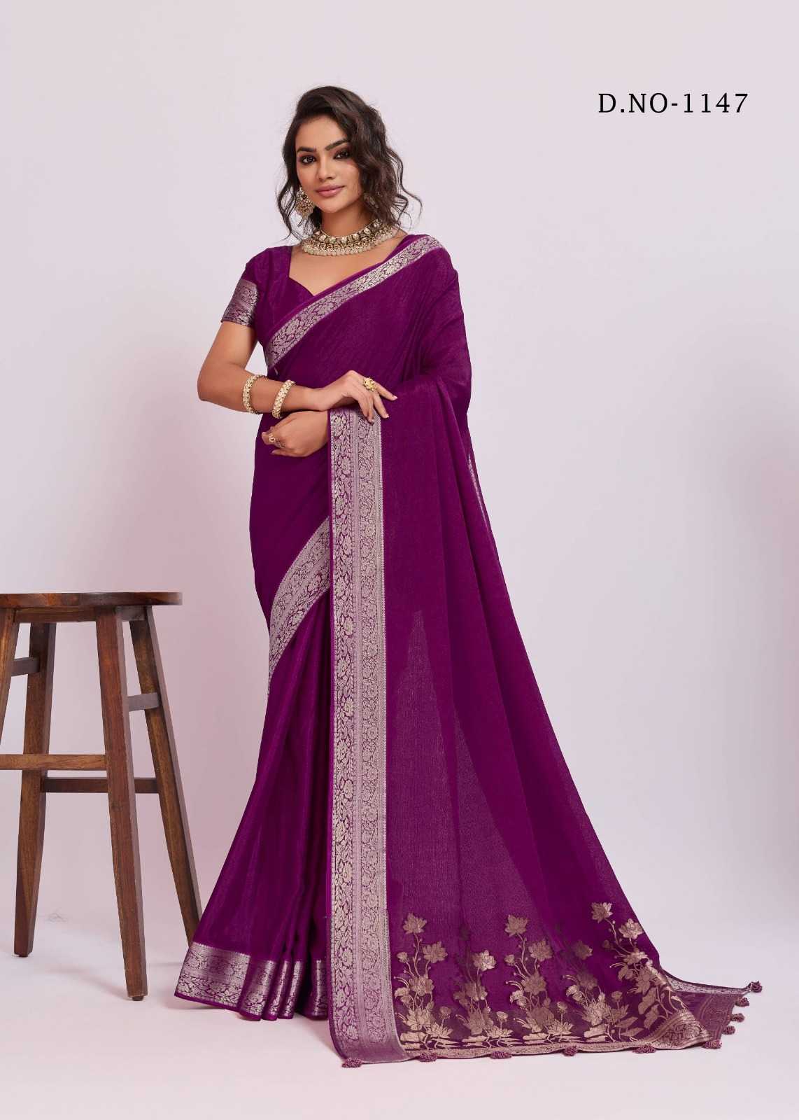 YNF Wholesale Chinon Designer Sarees KESH514 APSARA | Surat Manufacturer
