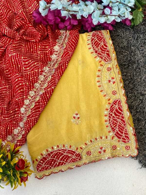 YNF Wholesale Crunchi Sequence Sarees  | Surat Manufacturer