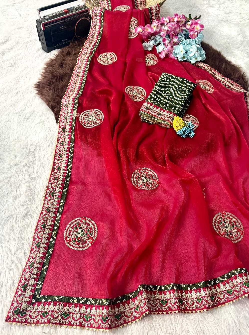 YNF Wholesale Chiffon Sequence Sarees  | Surat Manufacturer