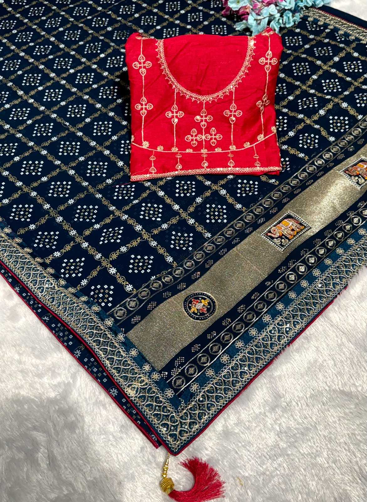 YNF Wholesale Georgette Party Wear Sarees  | Surat Manufacturer