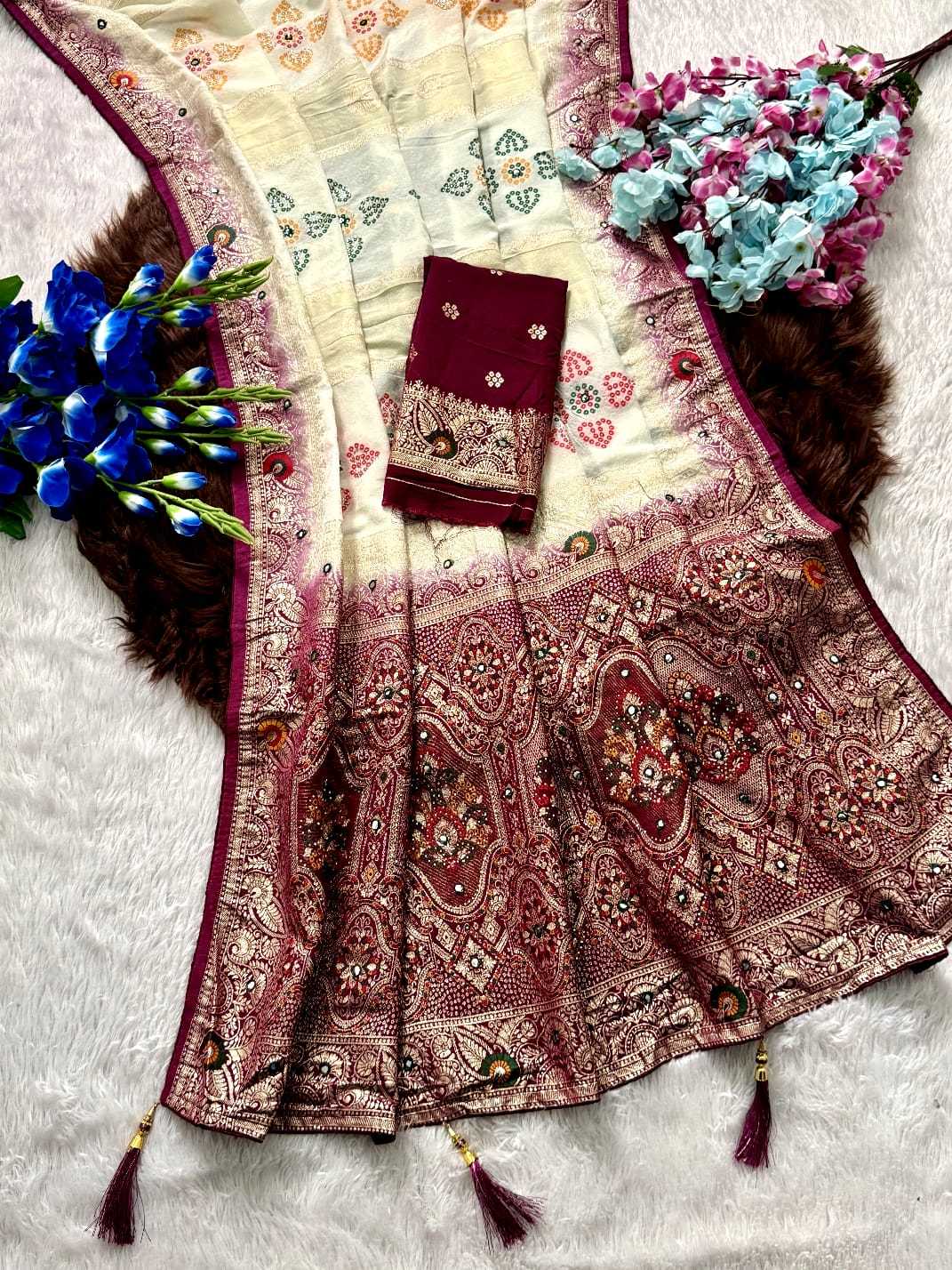 YNF Wholesale Dola Silk Banarasi Silk Sarees  | Surat Manufacturer