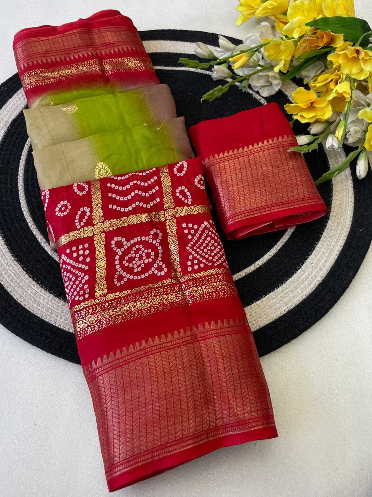 YNF Wholesale Soft Dola Printed Sarees KESH514 Bandhan | Surat Manufacturer