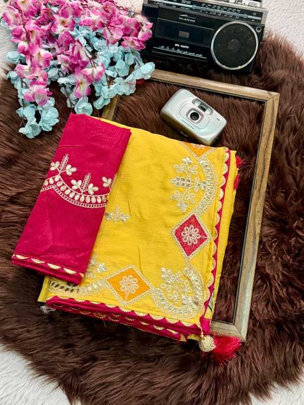 YNF Wholesale Chinon Designer Sarees  | Surat Manufacturer