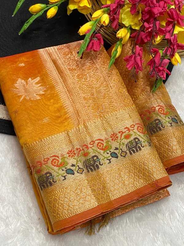 YNF Wholesale Jacquard Fancy Sarees  | Surat Manufacturer