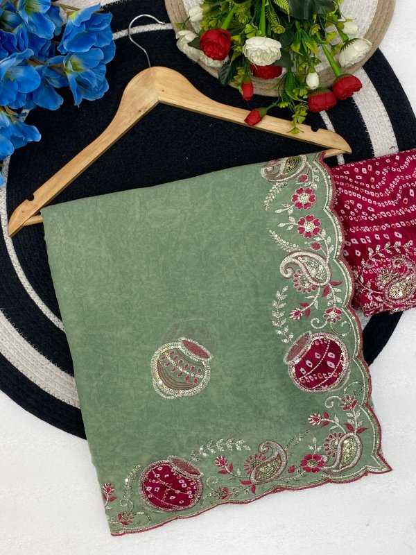 YNF Wholesale Crunchi Sequence Sarees  | Surat Manufacturer