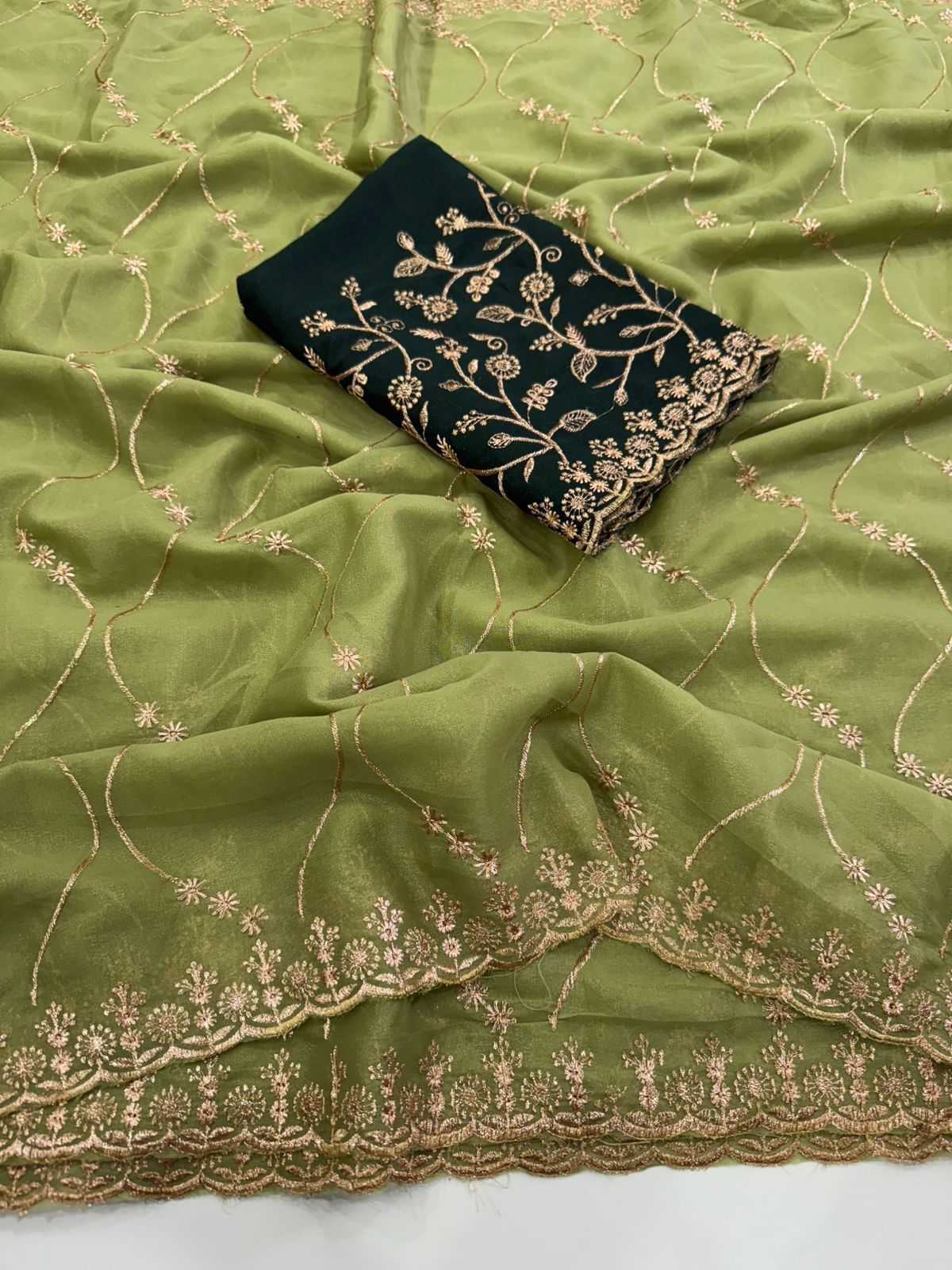 YNF Wholesale Georgette Party Wear Sarees  | Surat Manufacturer