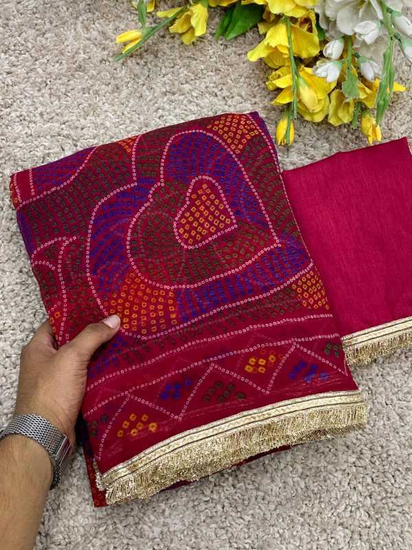 YNF Wholesale Chiffon Printed Sarees  | Surat Manufacturer