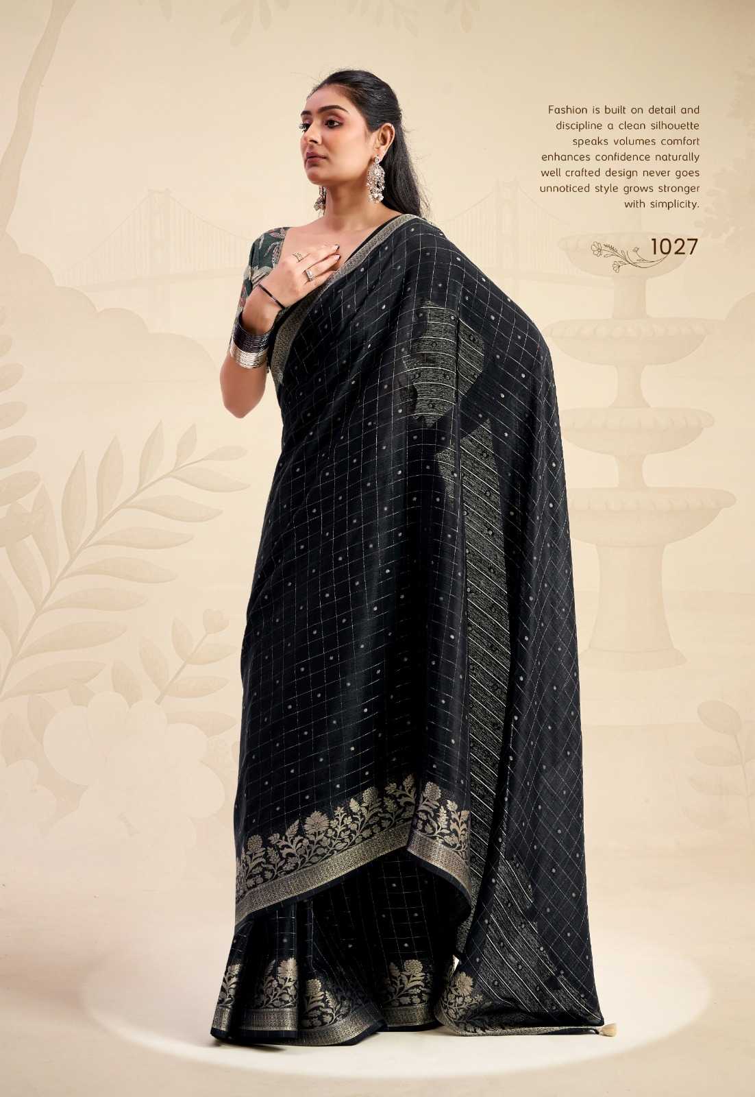 YNF Wholesale Chinon Designer Sarees  | Surat Manufacturer