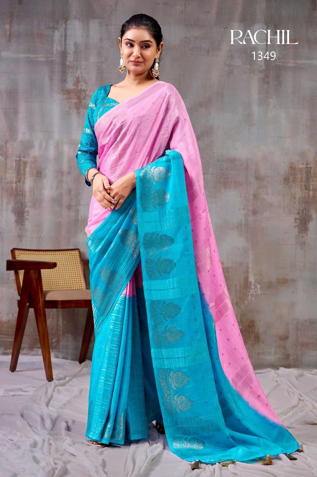 YNF Wholesale Chinon Designer Sarees KESH514 RACHIL | Surat Manufacturer