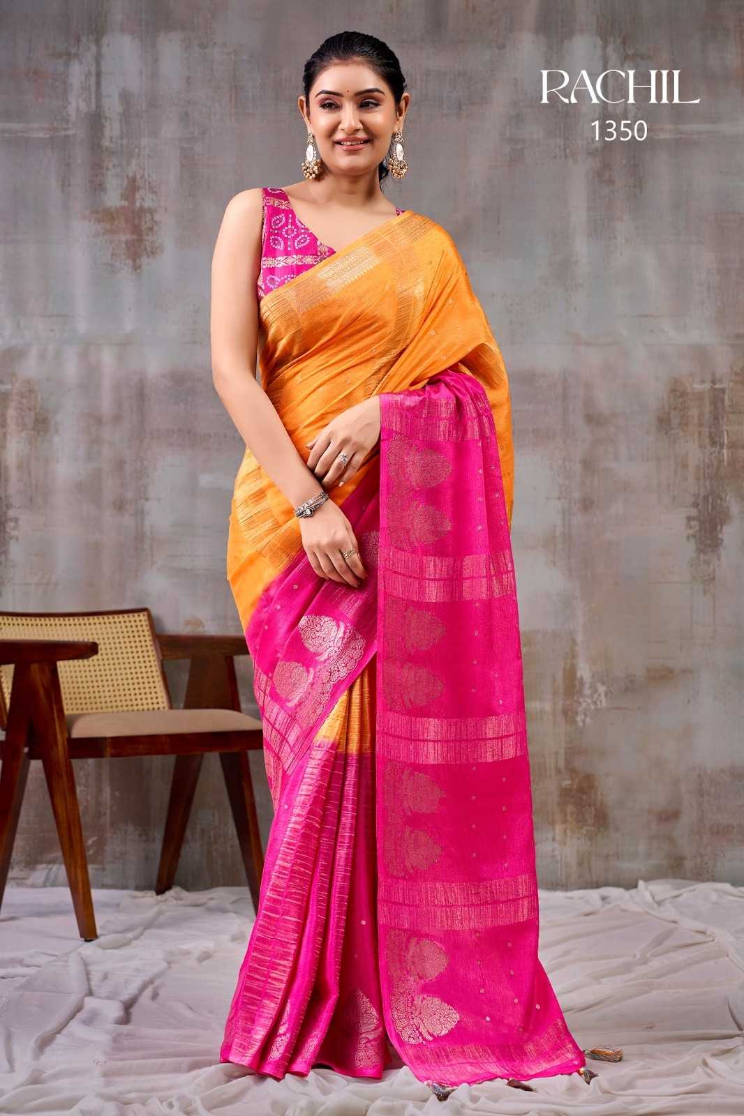 YNF Wholesale Chinon Designer Sarees KESH514 RACHIL | Surat Manufacturer