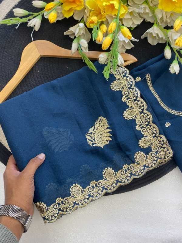 YNF Wholesale Georgette Georgette Sarees  | Surat Manufacturer
