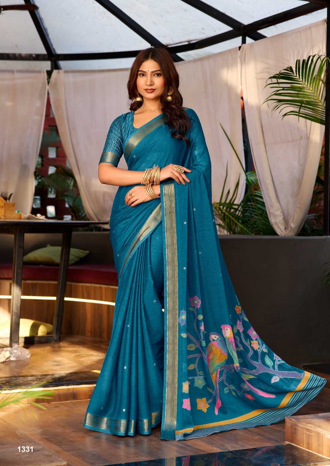 YNF Wholesale Viscose Butta Sarees KESH514 SENARA | Surat Manufacturer