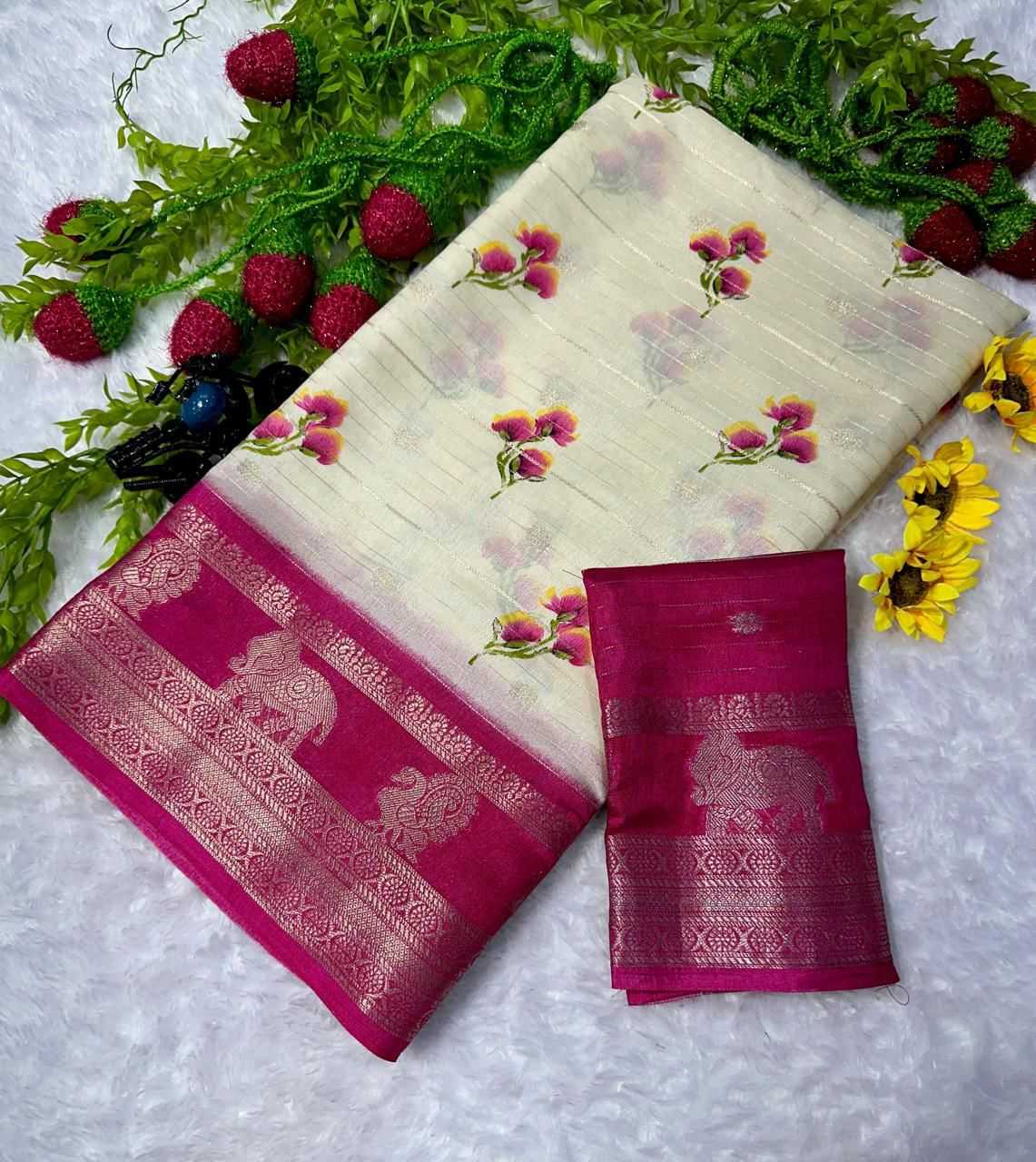 YNF Wholesale Soft Dola Designer Sarees  | Surat Manufacturer