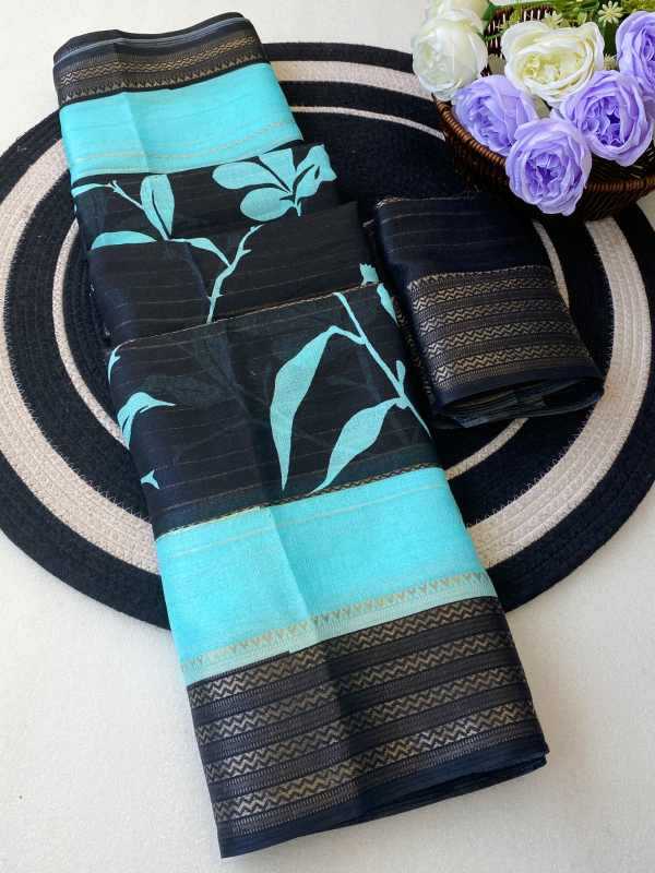 YNF Wholesale Soft Cotton Jacquard Saree  | Surat Manufacturer