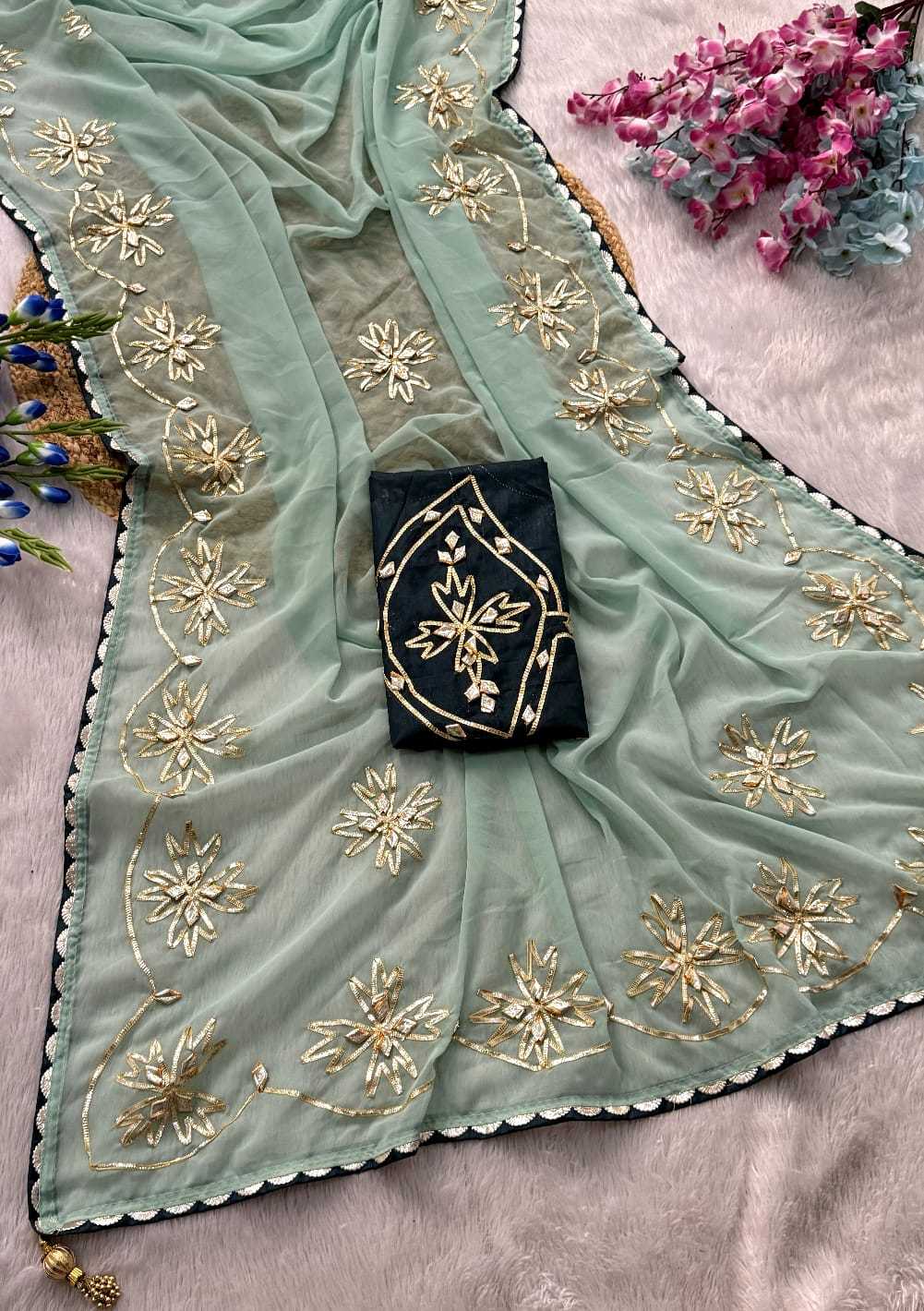 YNF Wholesale Georgette Georgette Sarees KESH514 Ver | Surat Manufacturer