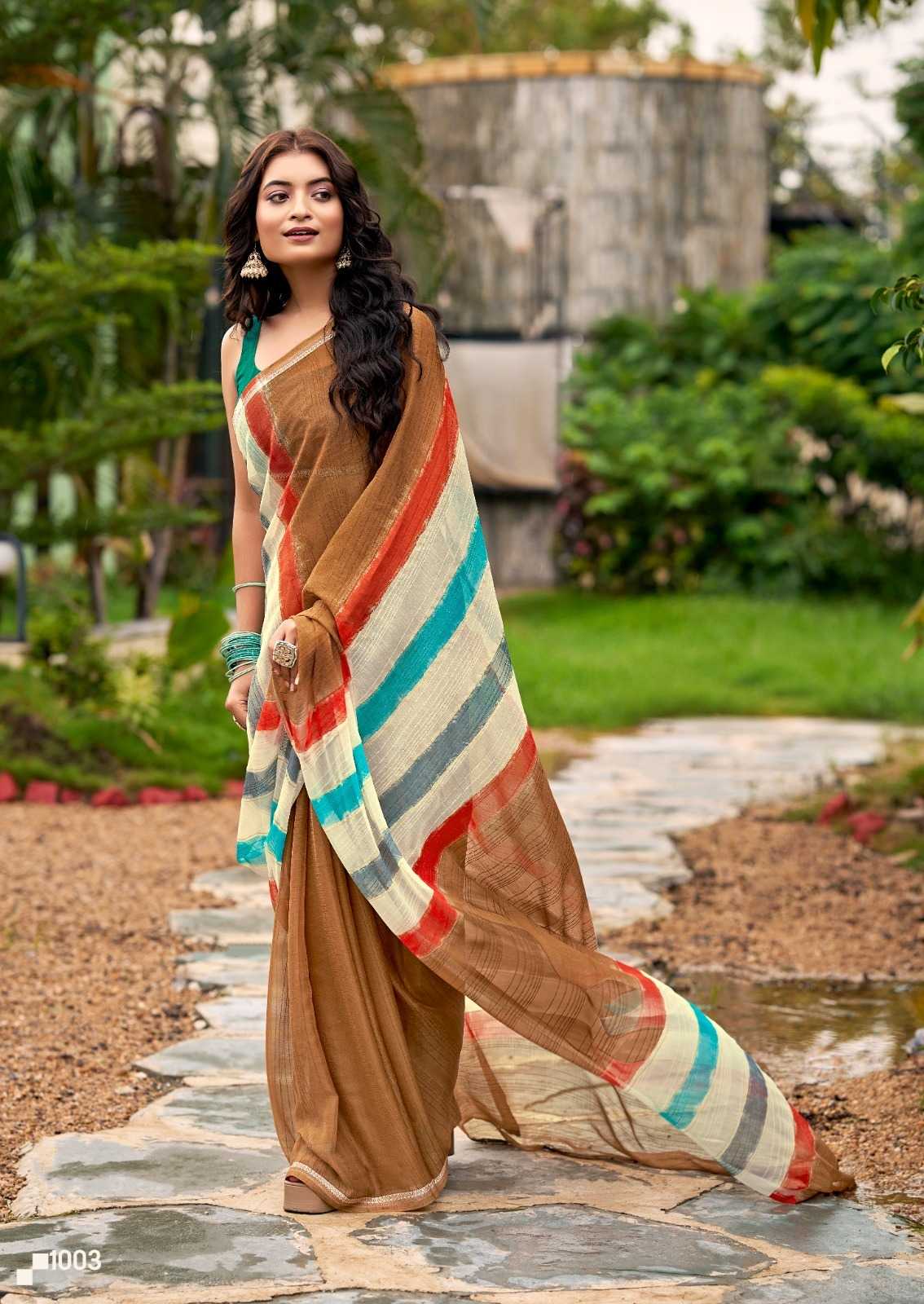YNF Wholesale Chiffon Printed Sarees KESH514 Vishala | Surat Manufacturer