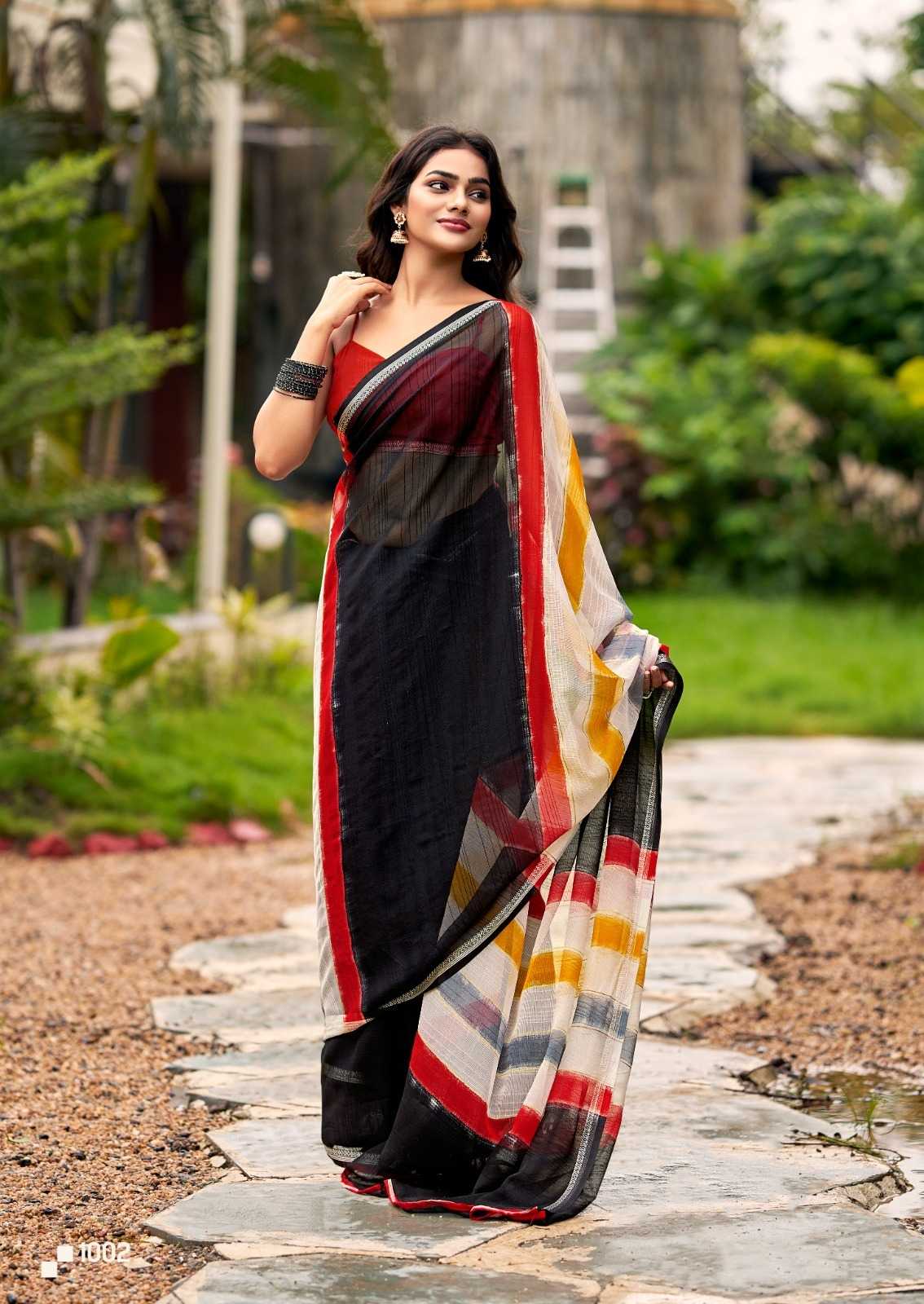 YNF Wholesale Chiffon Printed Sarees KESH514 Vishala | Surat Manufacturer