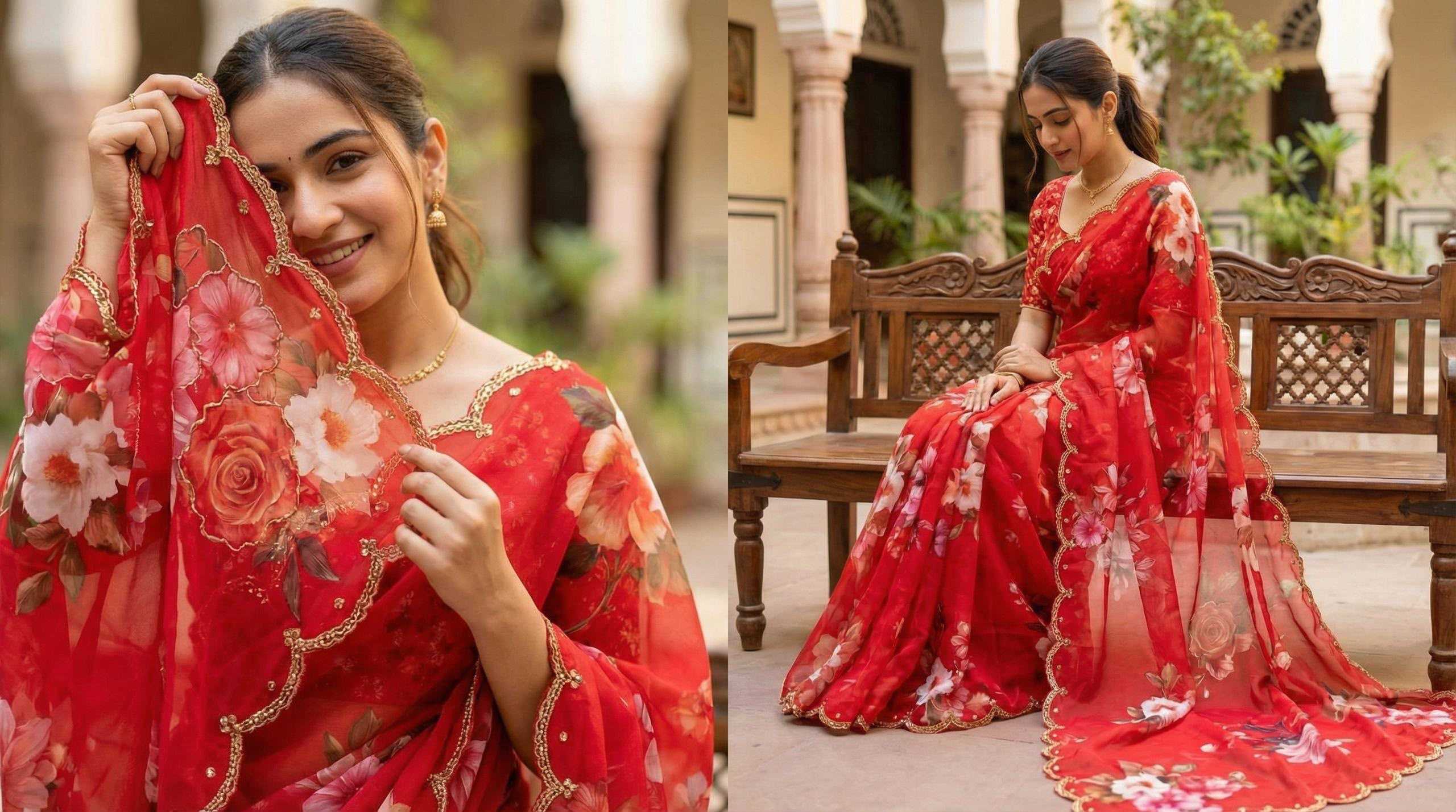 YNF Wholesale Georgette Printed Sarees KESH518 4453 | Surat Manufacturer