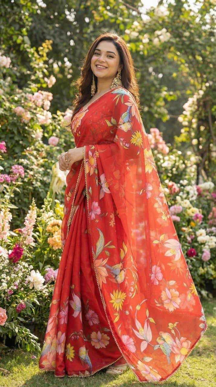 YNF Wholesale Georgette Printed Sarees KESH518 4471 | Surat Manufacturer