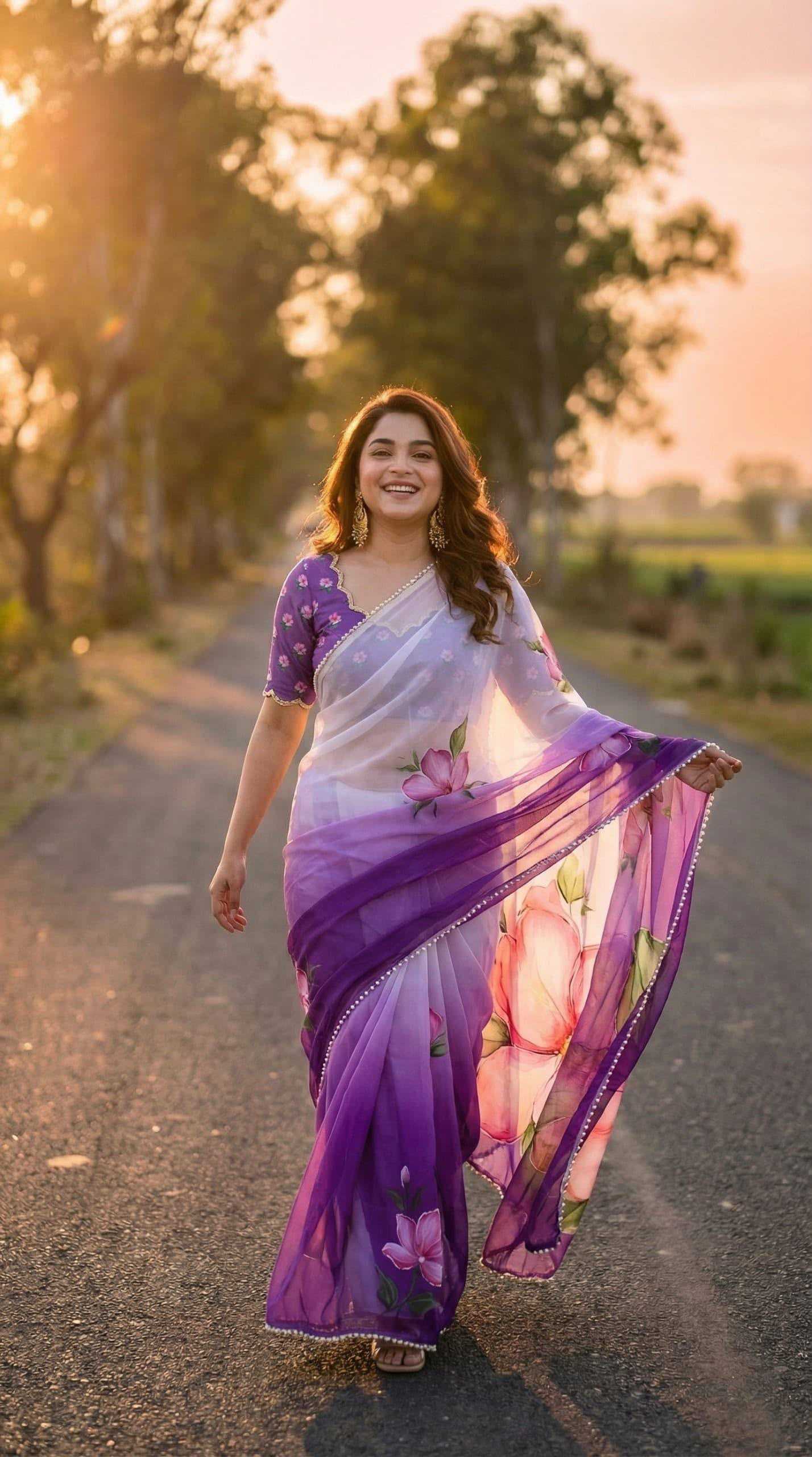 YNF Wholesale Georgette Printed Sarees KESH518 4476 | Surat Manufacturer