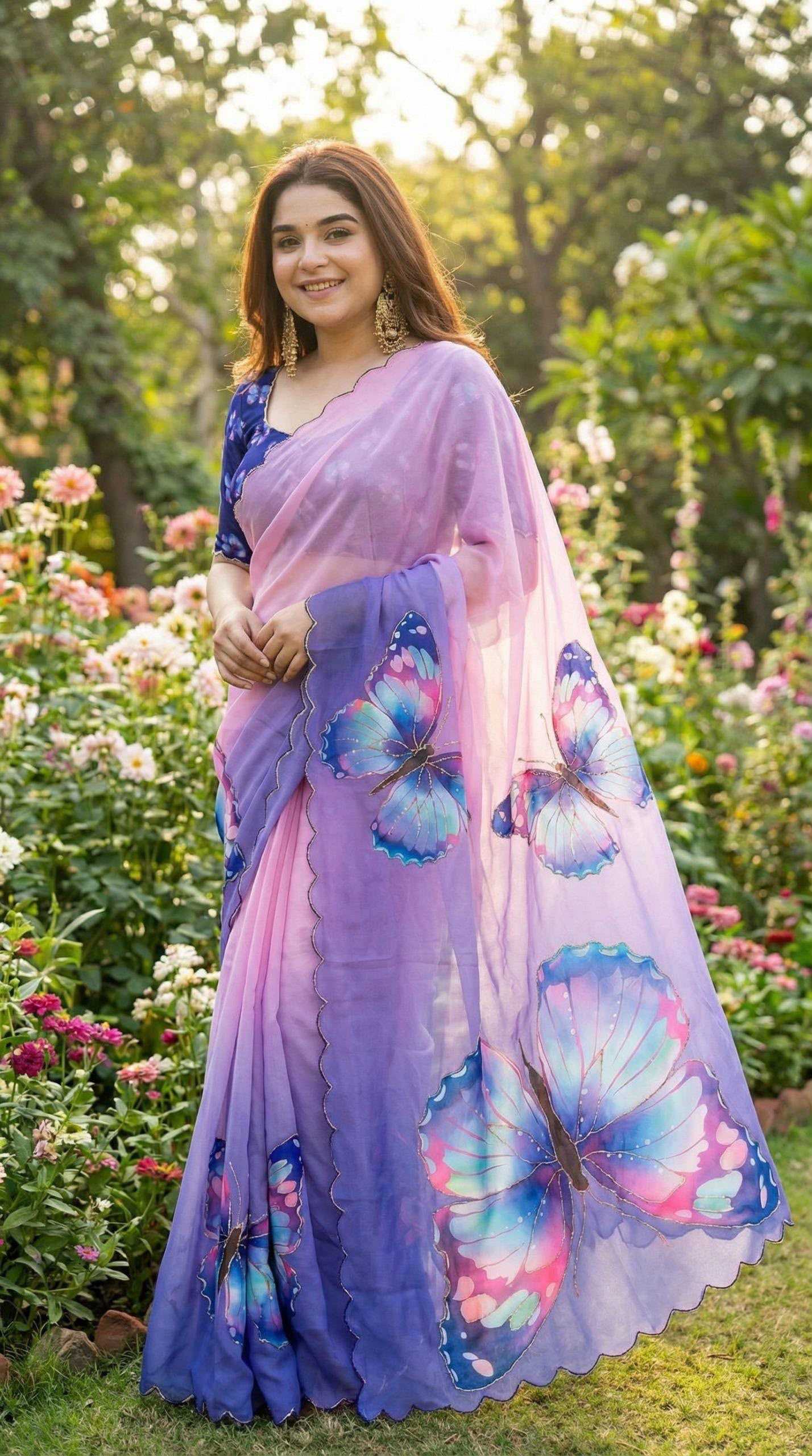 YNF Wholesale Georgette Printed Sarees KESH518 4479 | Surat Manufacturer