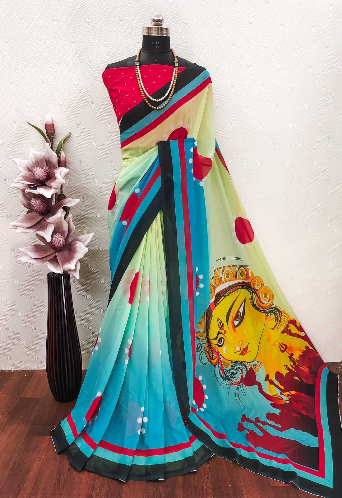 YNF Wholesale Georgette Printed Sarees KESH518 VK4411 | Surat Manufacturer