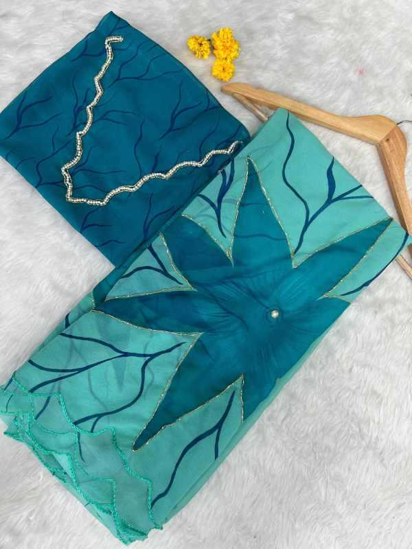 YNF Wholesale Georgette Fancy Sarees KESH518 VK4428 | Surat Manufacturer
