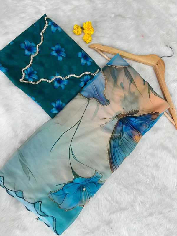 YNF Wholesale Georgette Fancy Sarees KESH518 VK4428 | Surat Manufacturer