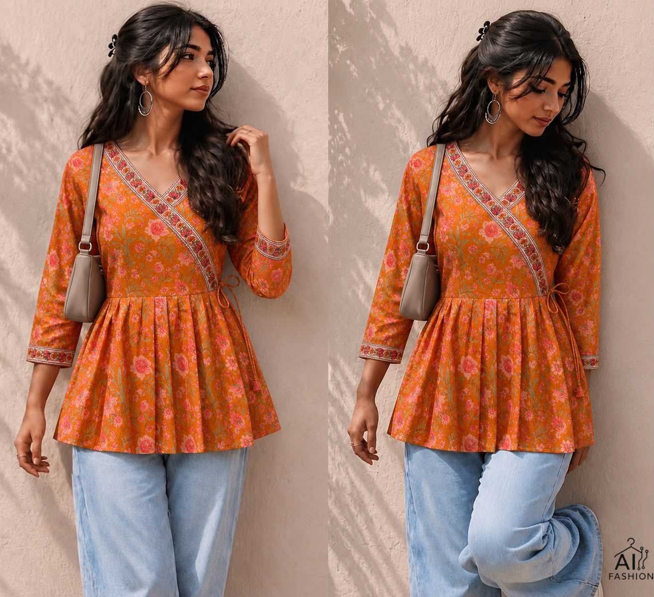 YNF Wholesale Cotton Short Kurtis  | Surat Manufacturer