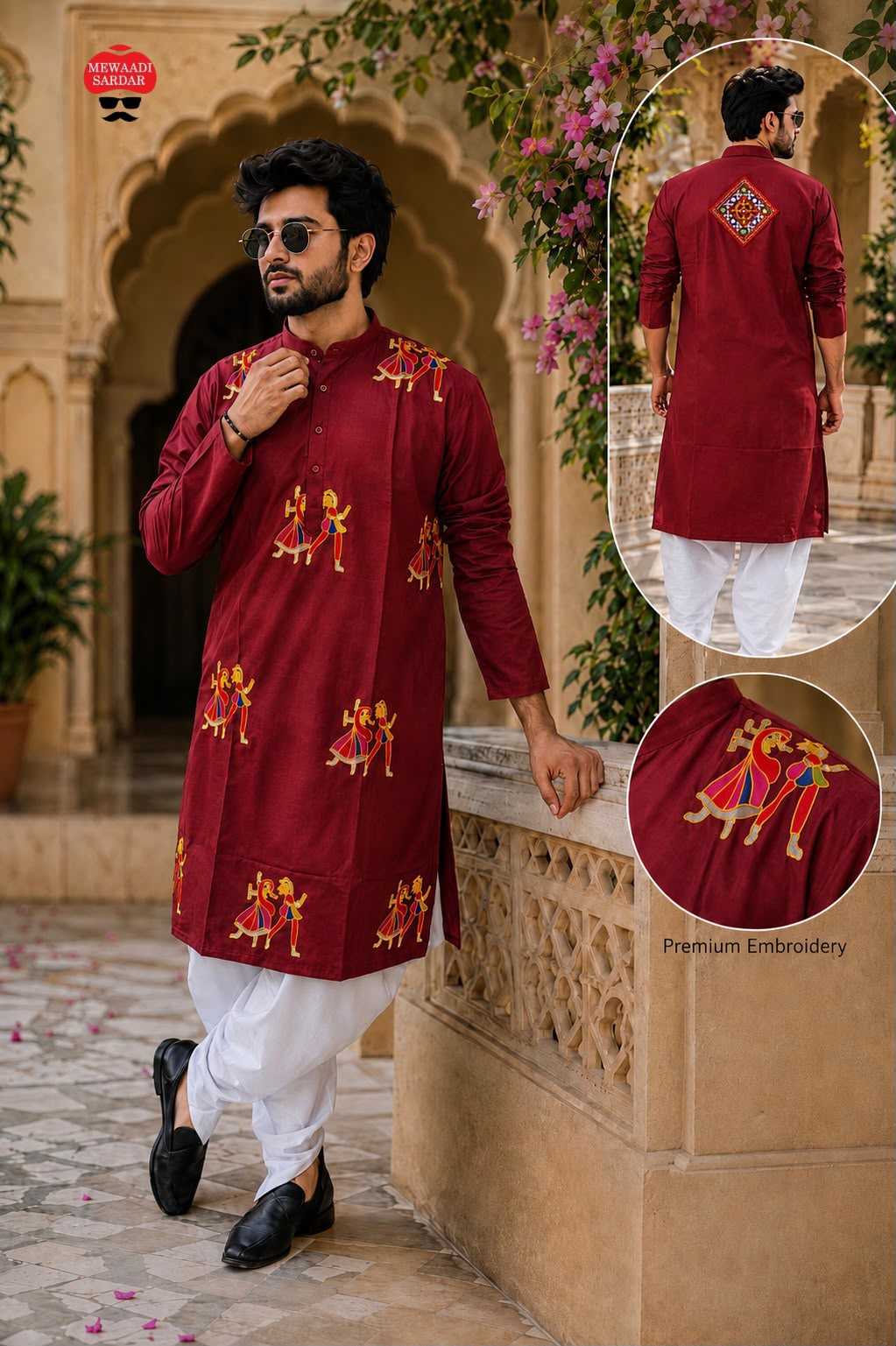 YNF Wholesale Cotton Mens Kurtas  | Surat Manufacturer