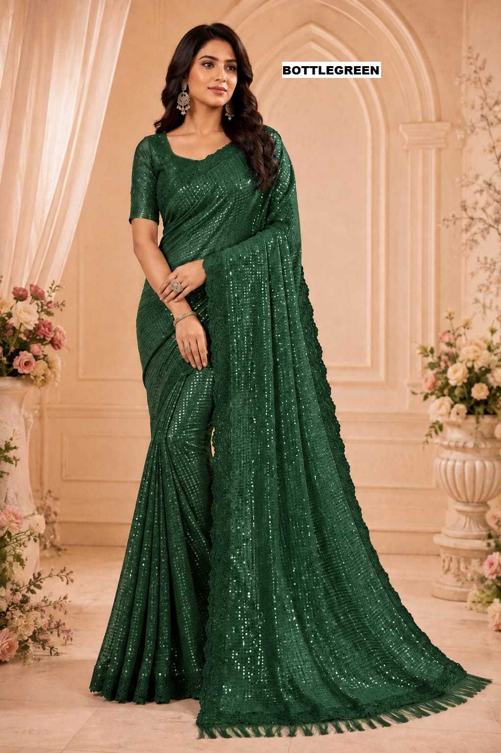YNF Wholesale Georgette Georgette Sarees  | Surat Manufacturer