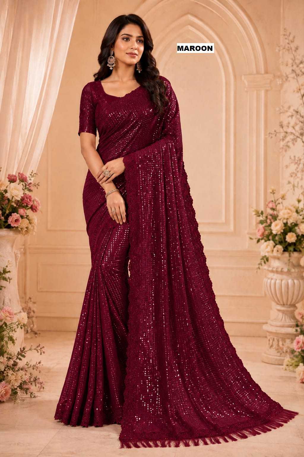 YNF Wholesale Georgette Georgette Sarees  | Surat Manufacturer