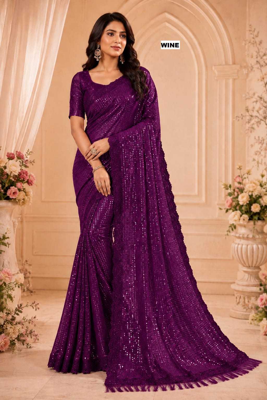 YNF Wholesale Georgette Georgette Sarees  | Surat Manufacturer