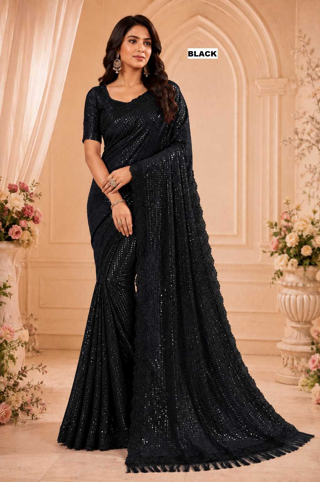 YNF Wholesale Georgette Georgette Sarees  | Surat Manufacturer
