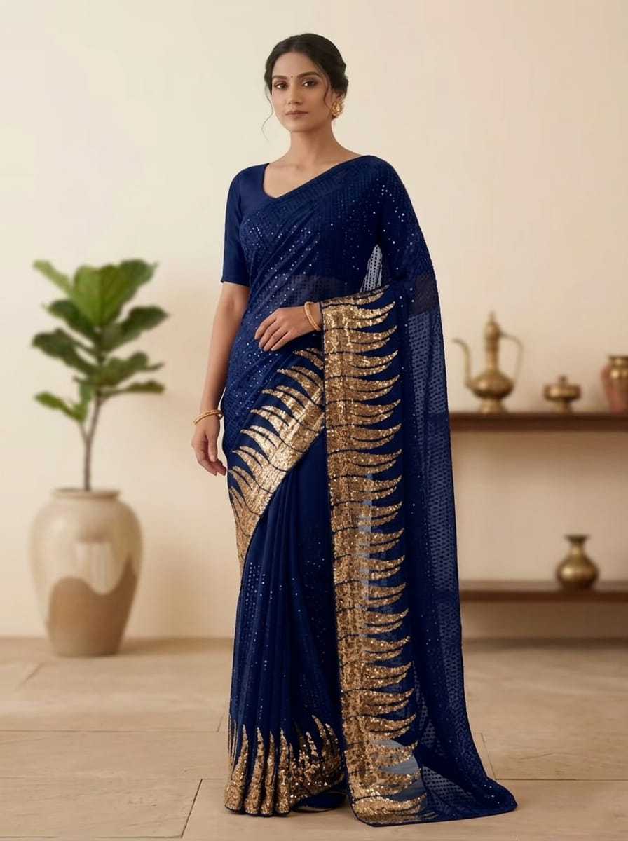 YNF Wholesale Georgette Georgette Sarees  | Surat Manufacturer