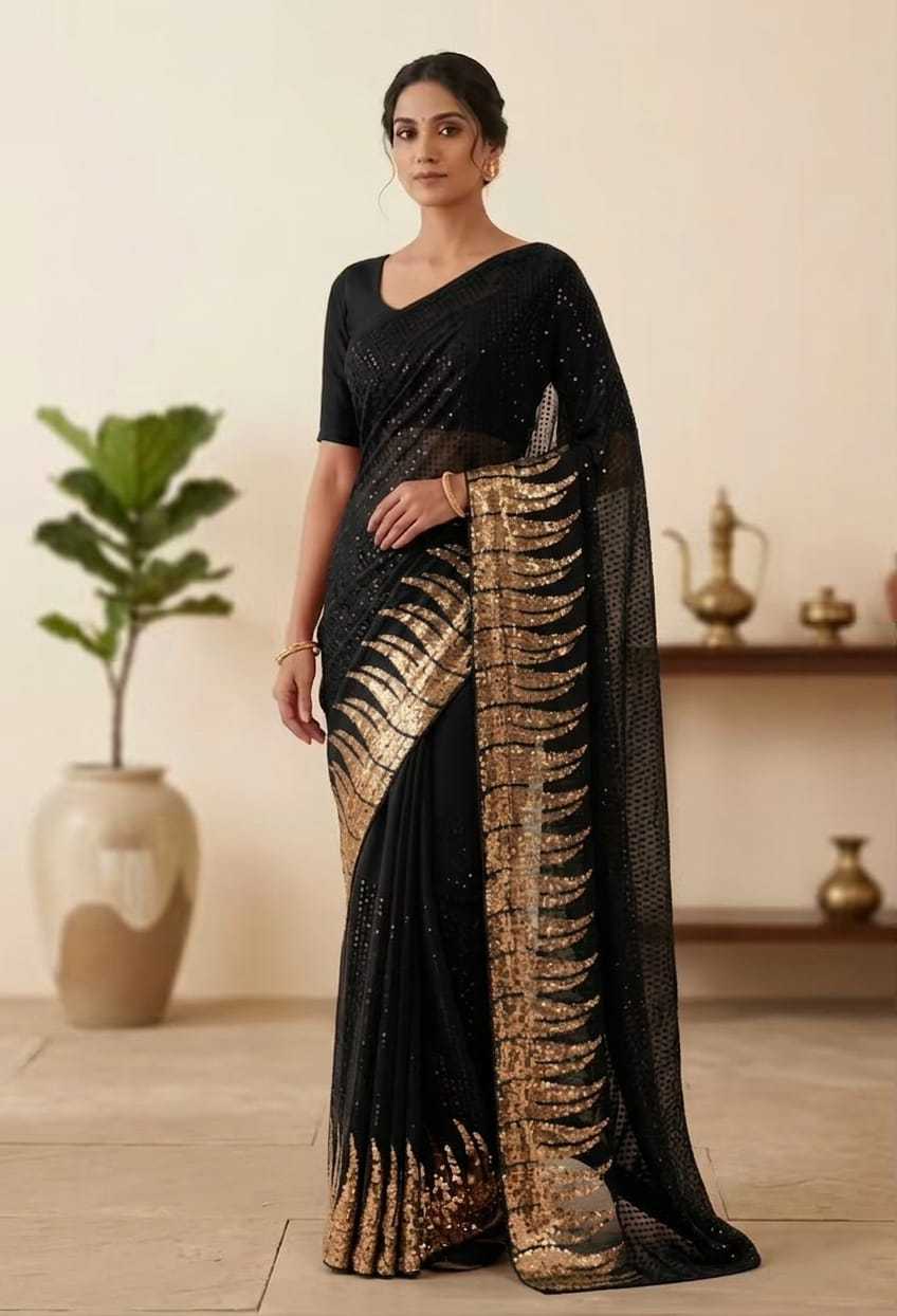 YNF Wholesale Georgette Georgette Sarees  | Surat Manufacturer