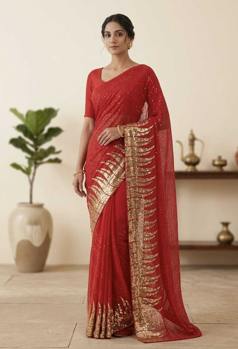 YNF Wholesale Georgette Georgette Sarees  | Surat Manufacturer