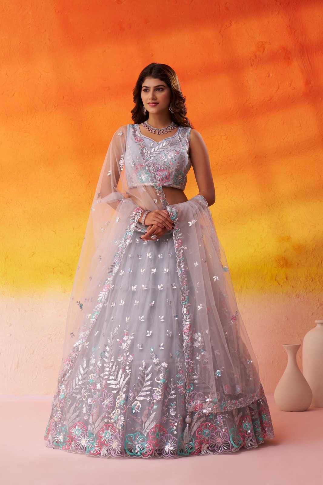YNF Wholesale Net Wedding Lehenga  | Surat Manufacturer