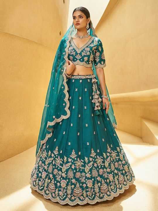 YNF Wholesale Tissue Wedding Lehenga  | Surat Manufacturer
