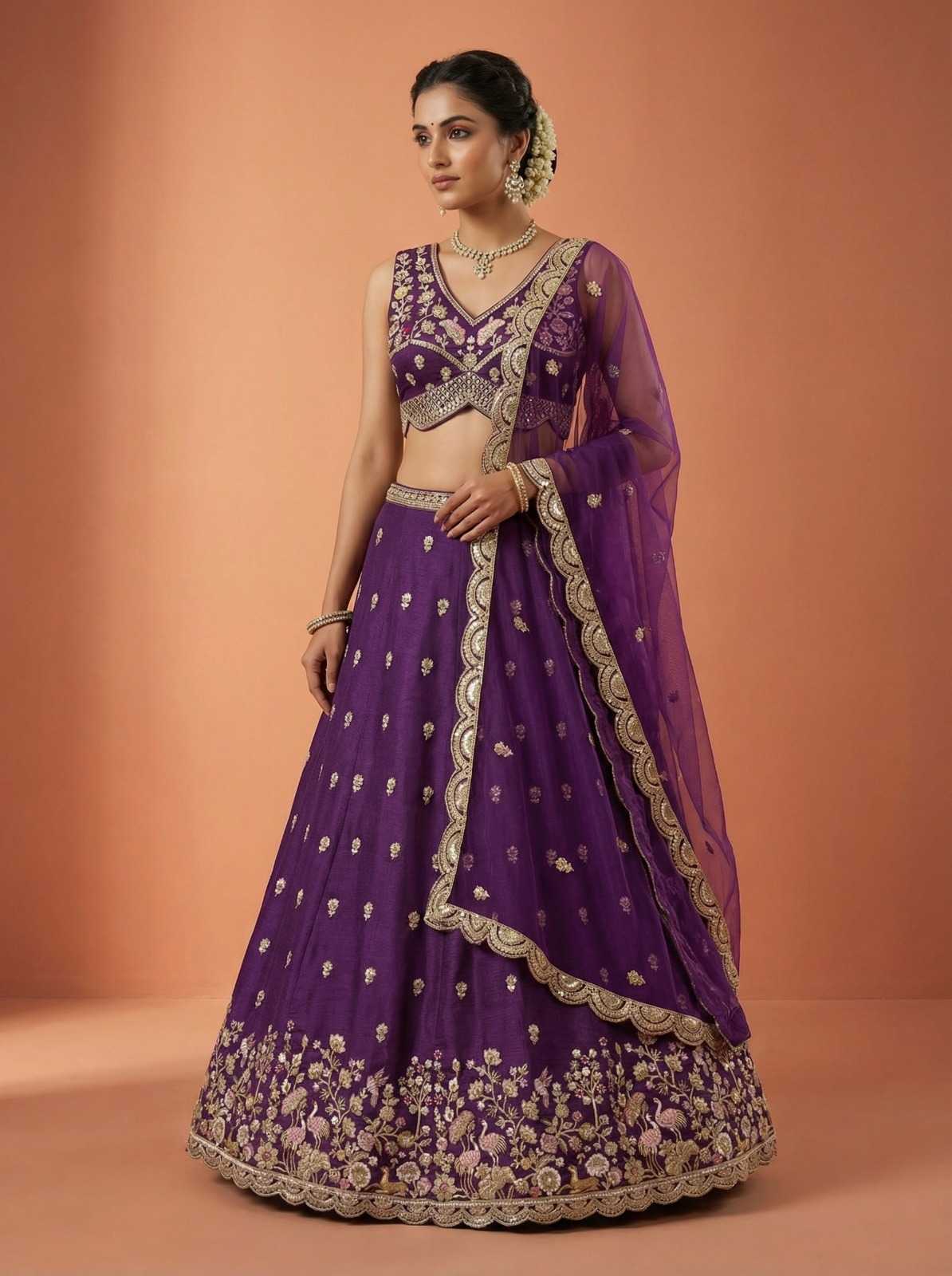 YNF Wholesale Chinon Silk Silk Lehenga  | Surat Manufacturer